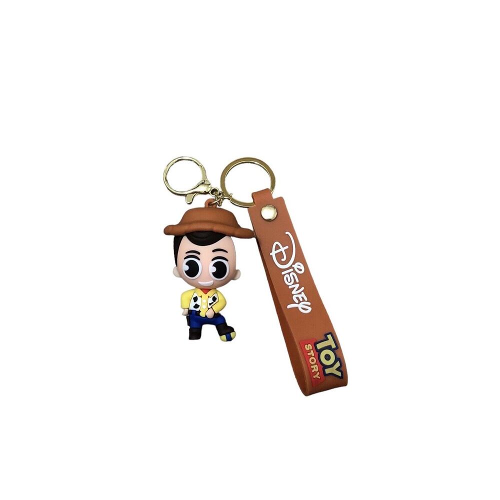 Disney Toy Story Woody PVC Wristlet Keychain